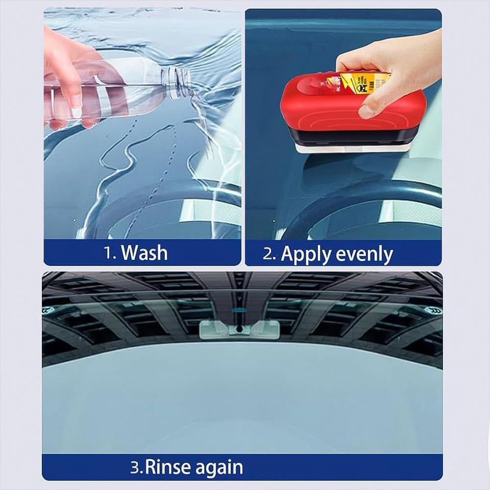 Car Glass Oil Film Remover - LightsBetter