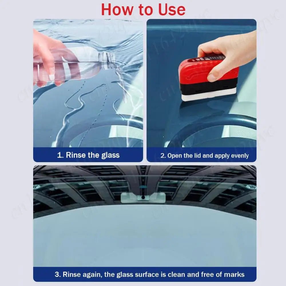 Car Glass Oil Film Remover - LightsBetter