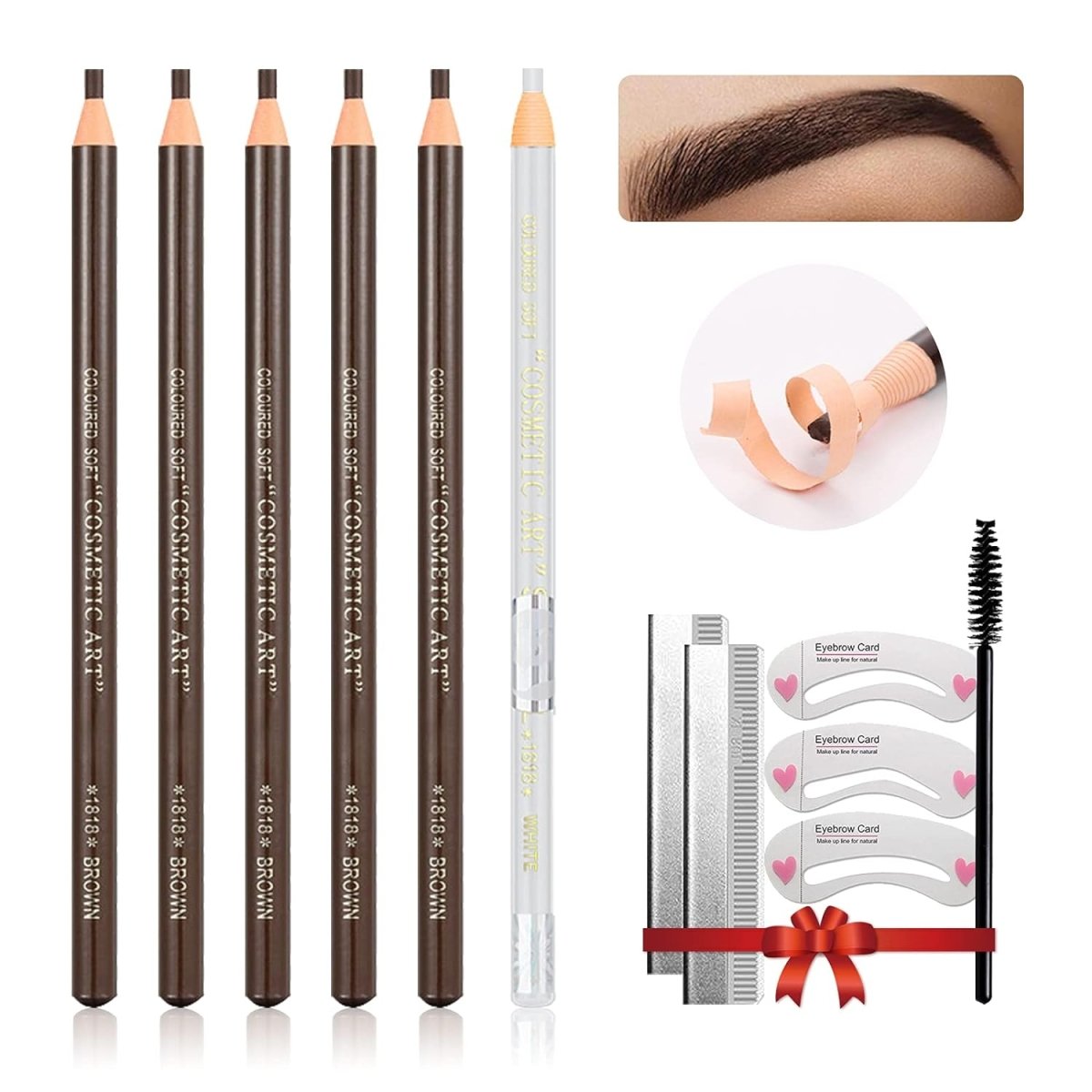 Microblading Eyebrow Pencil - 6 pack 🔥 SuperDeal 🔥 - LightsBetter