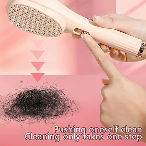 Self Cleaning Hair Brush - LightsBetter