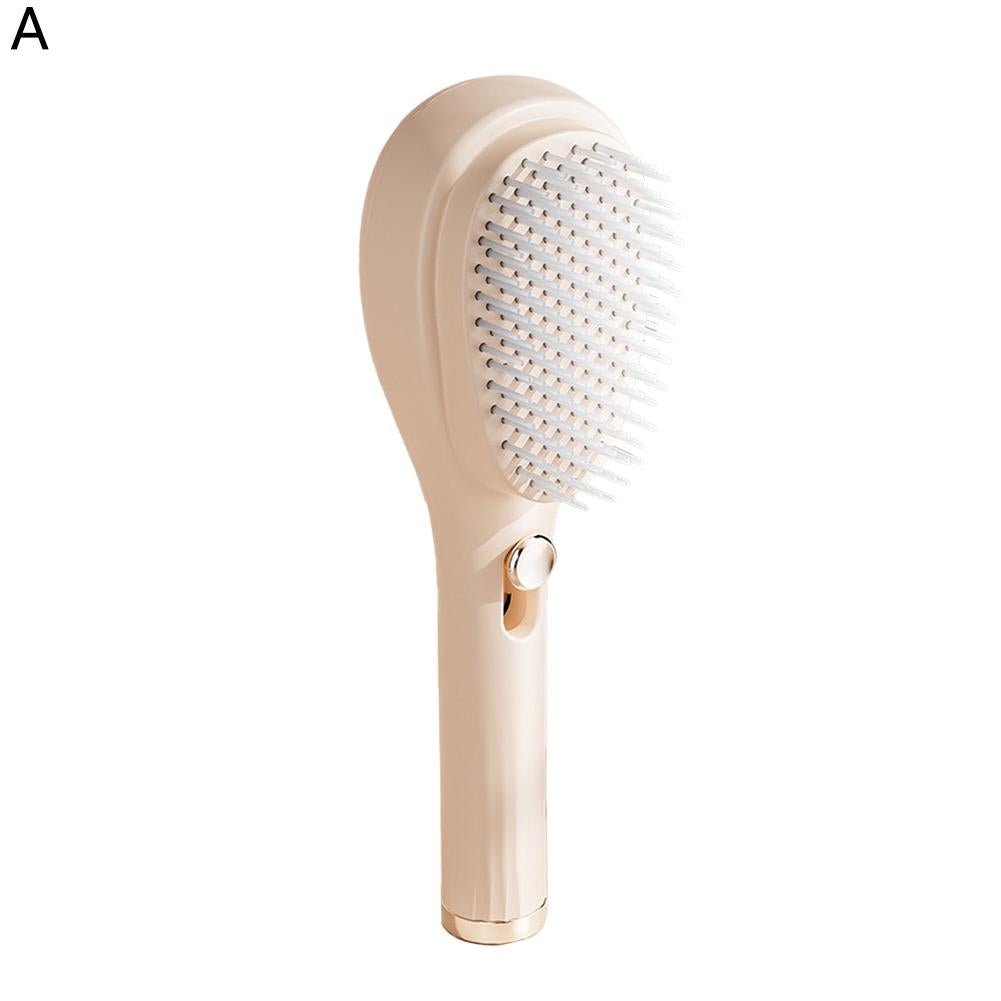 Self Cleaning Hair Brush - LightsBetter