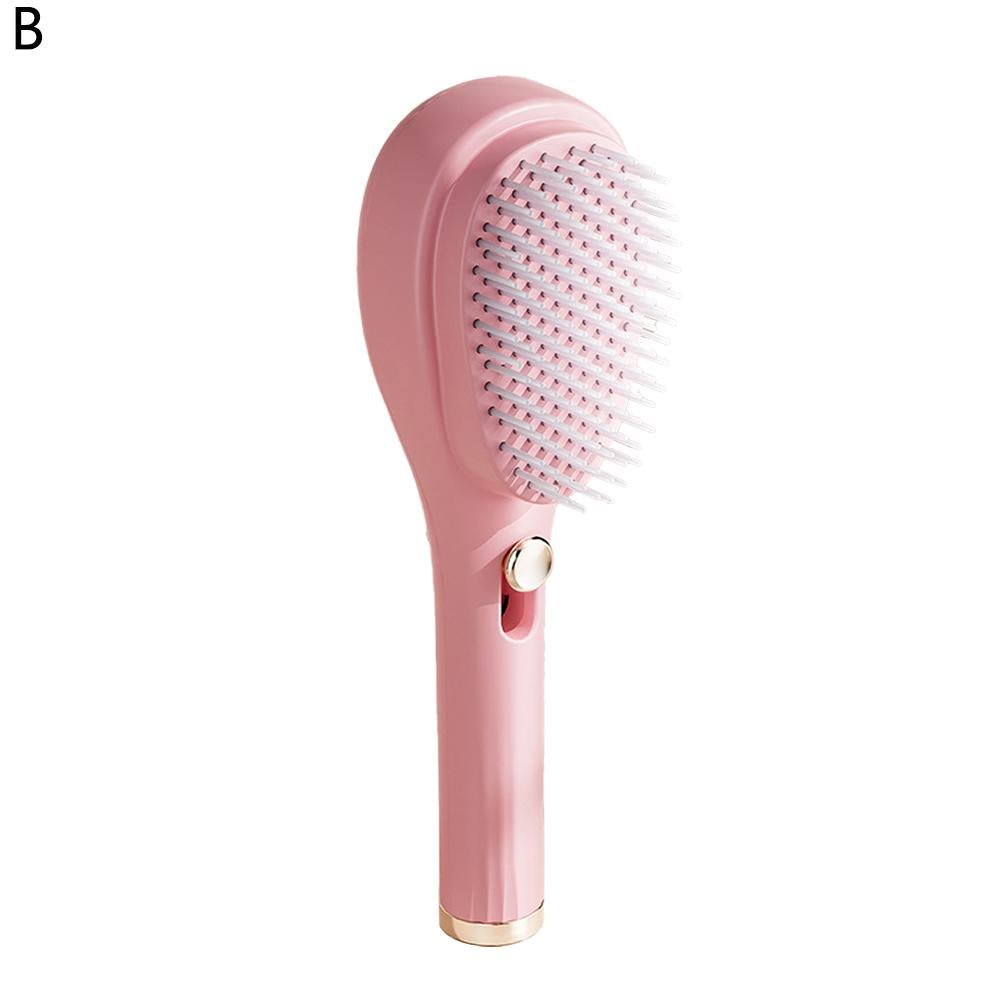 Self Cleaning Hair Brush - LightsBetter