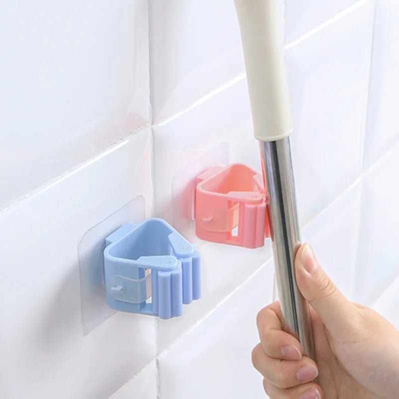 Wall Mounted Mop Broom Holder - LightsBetter