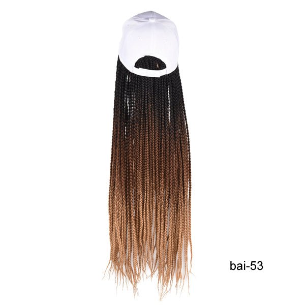 Baseball Cap Braided Wig - LightsBetter