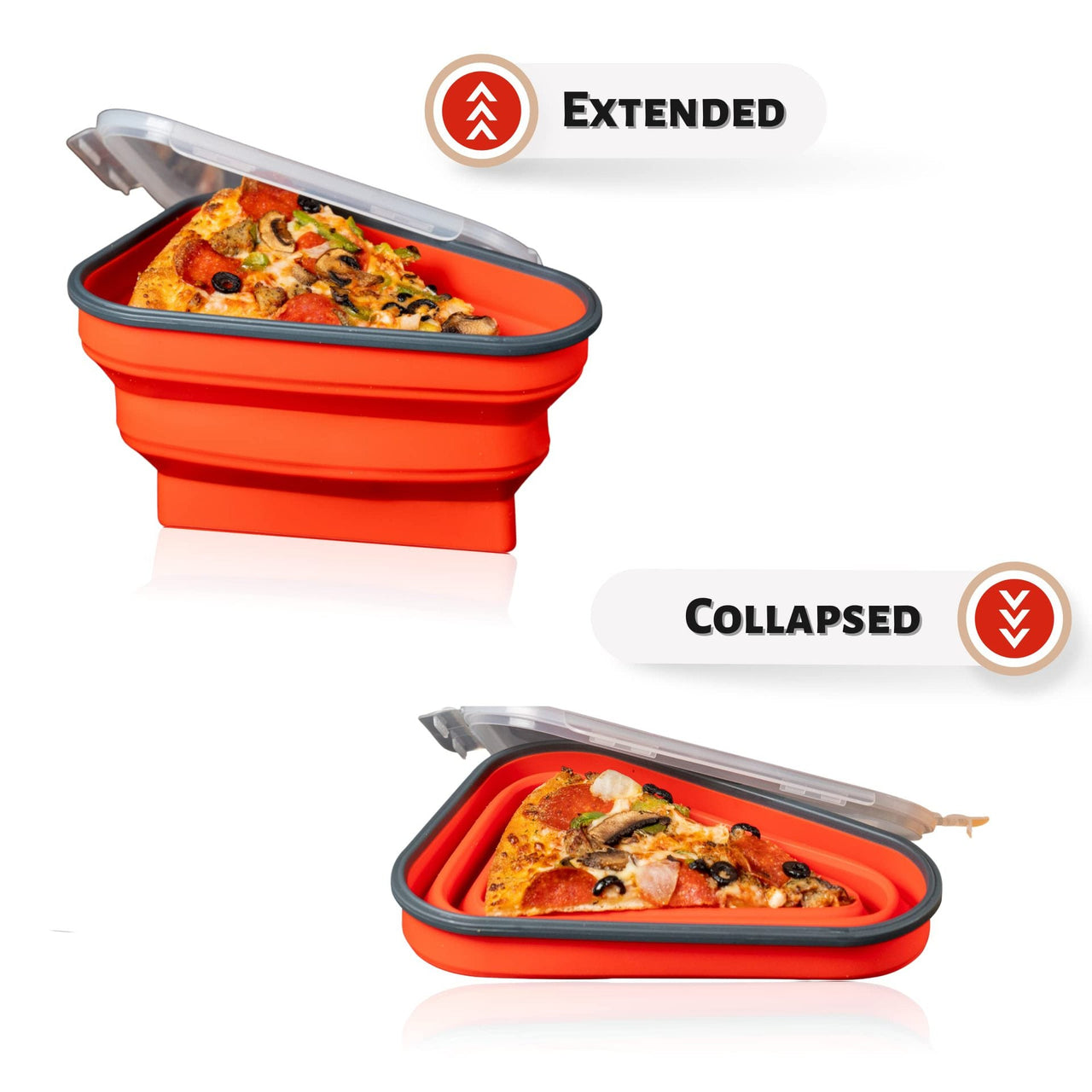 Expandable Pizza Container - LightsBetter