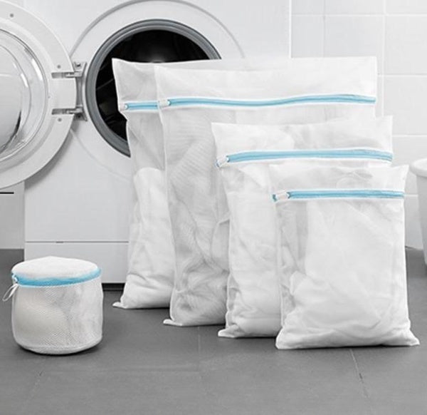 8Pcs Mesh Travel Laundry Bag Durable Clothes Wash Bag Washing Garment Bag