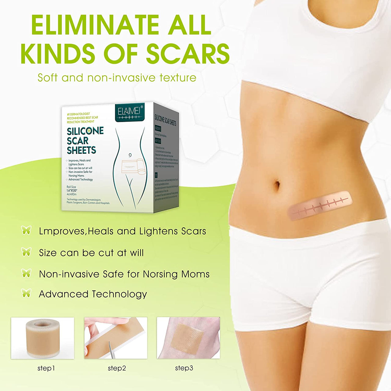 Silicone Scar Sheets - LightsBetter