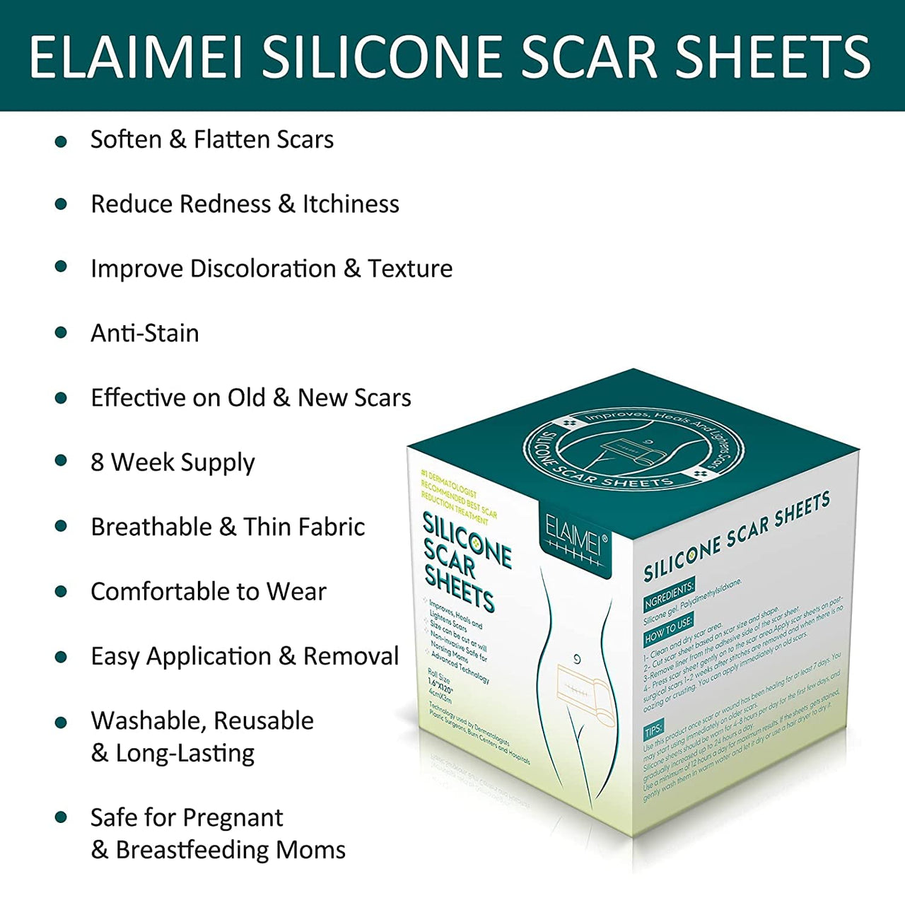 Silicone Scar Sheets - LightsBetter