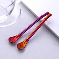 Thumbnail for Stainless Filter Straw Spoon - LightsBetter