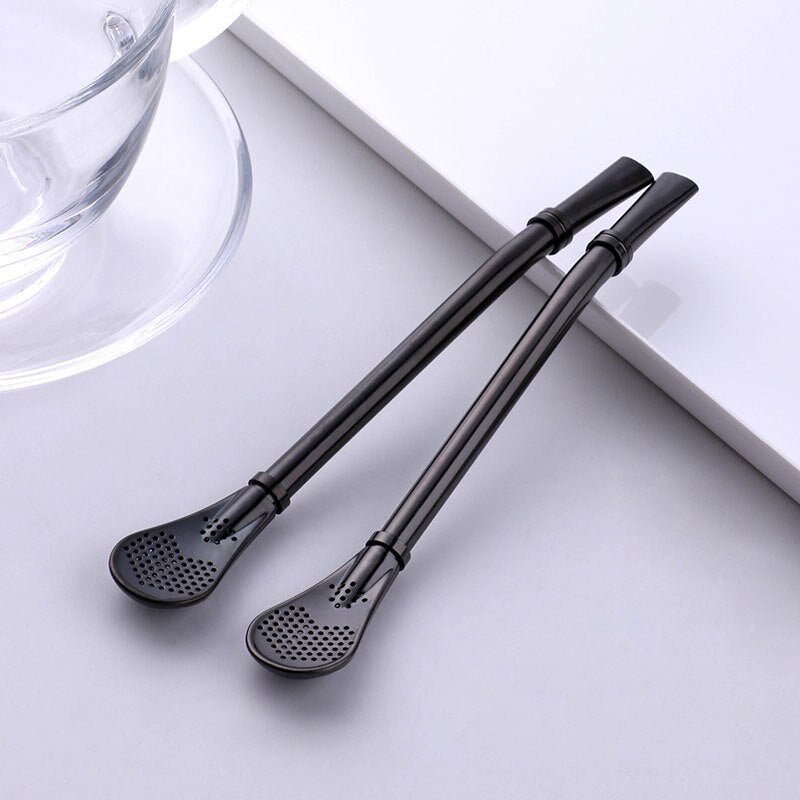 Stainless Filter Straw Spoon - LightsBetter