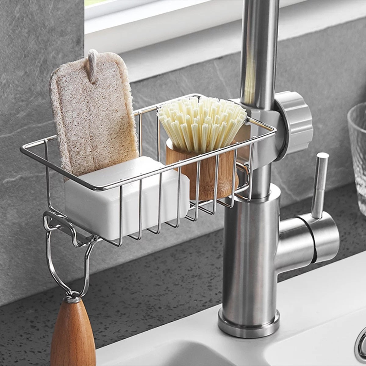 Stainless Steel Sink Rack - LightsBetter