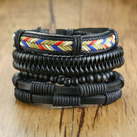 Thumbnail for Vnox Leather Bracelets - LightsBetter