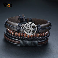 Thumbnail for Vnox Leather Bracelets - LightsBetter